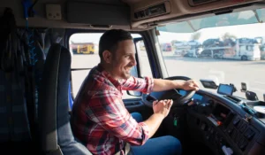 Professional truck driver