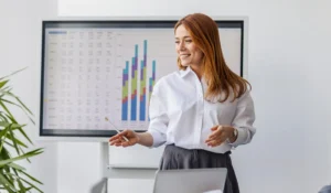 Portrait of female executive